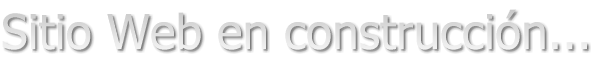 Sitio Web en construccin...